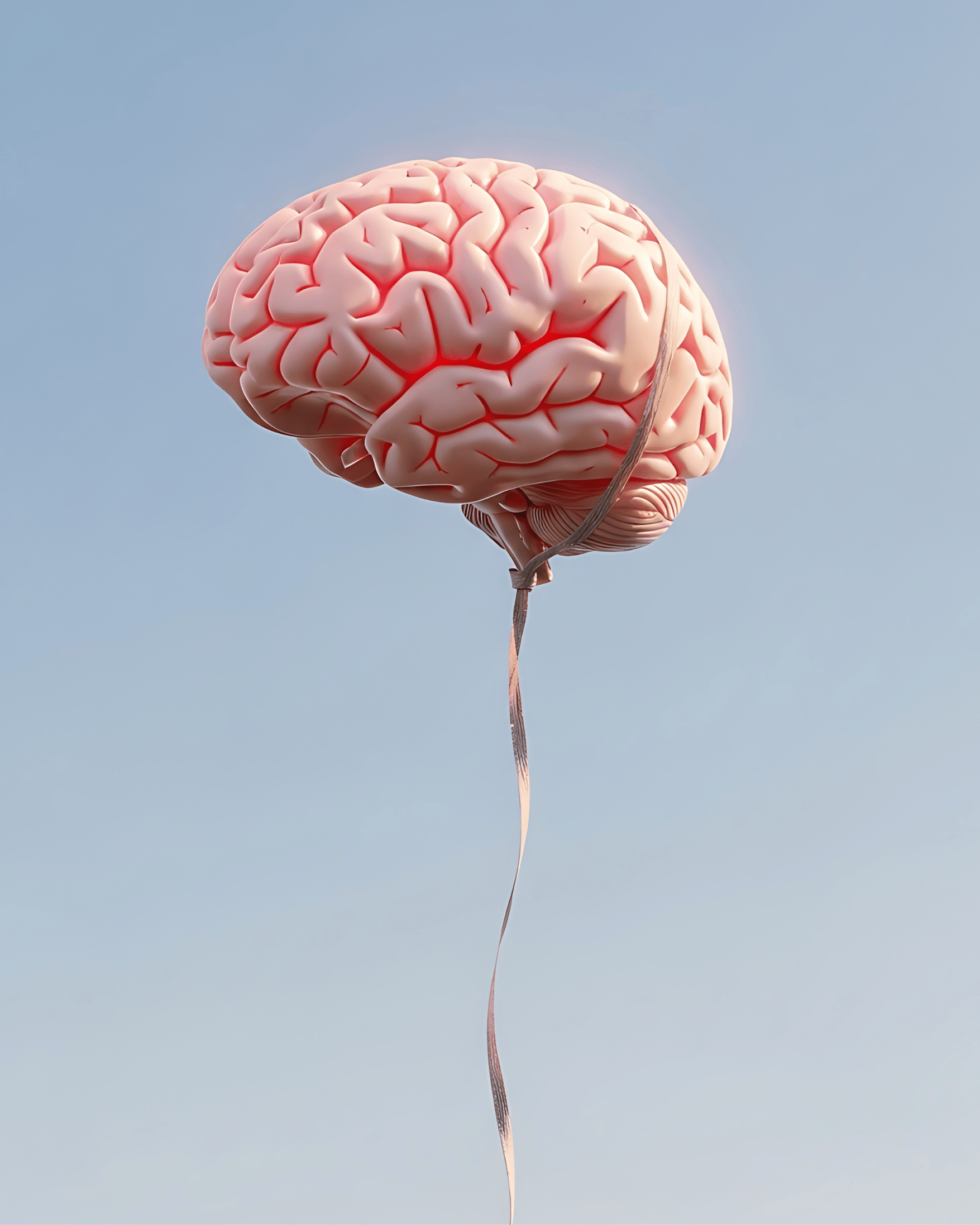 brein ballon in de lucht