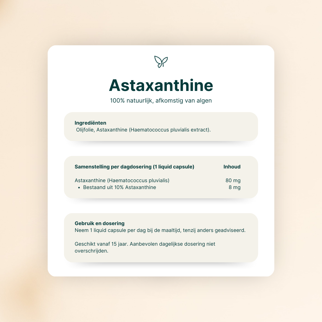 Astaxanthine