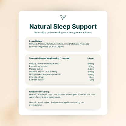 Natural Sleep Support
